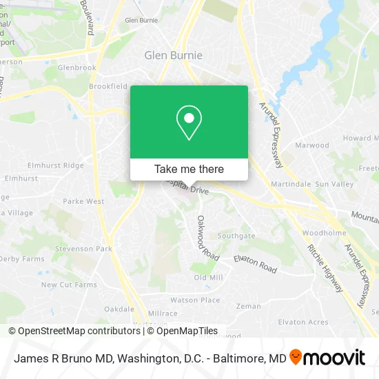 James R Bruno MD map