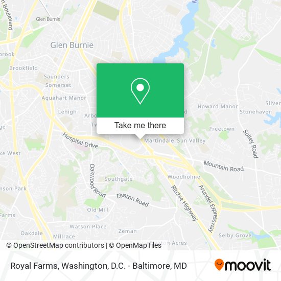 Royal Farms map
