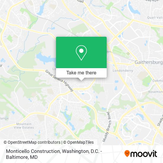 Mapa de Monticello Construction