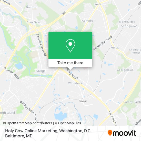 Mapa de Holy Cow Online Marketing