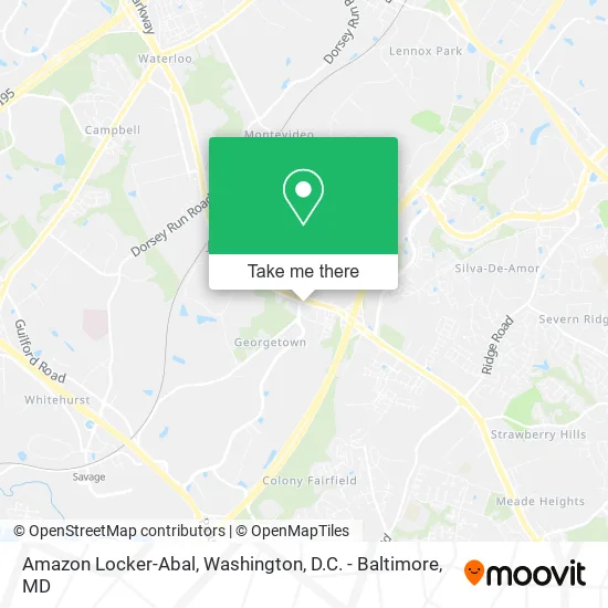 Amazon Locker-Abal map