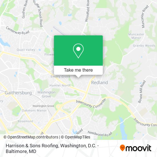 Harrison & Sons Roofing map
