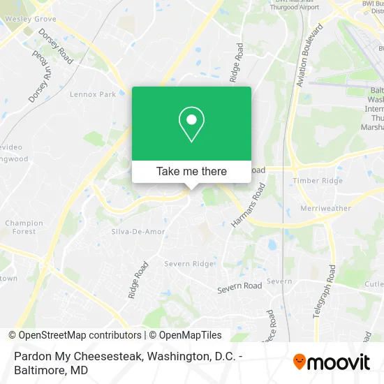 Pardon My Cheesesteak map