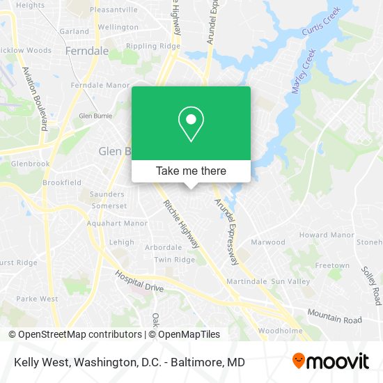 Mapa de Kelly West