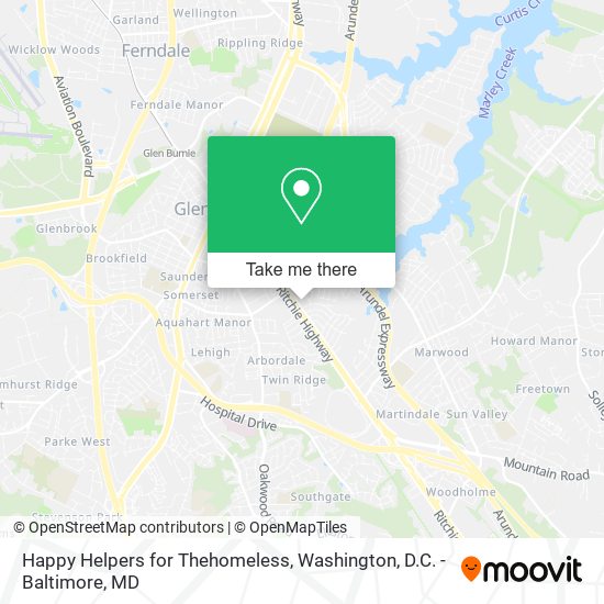 Happy Helpers for Thehomeless map