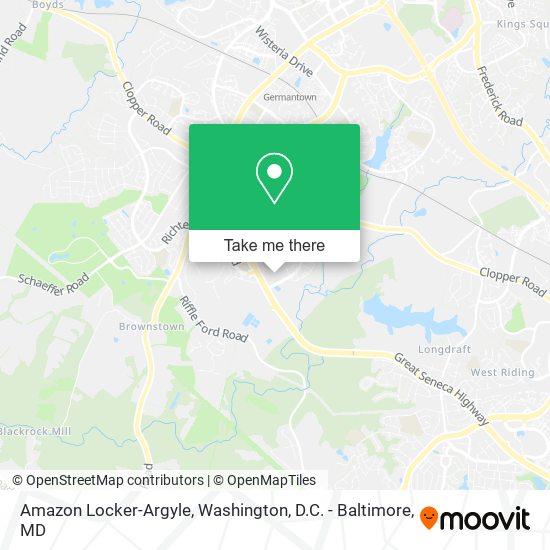 Amazon Locker-Argyle map