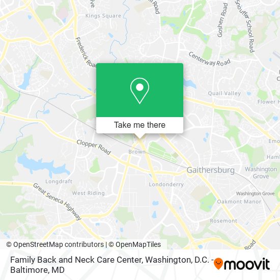 Family Back and Neck Care Center map