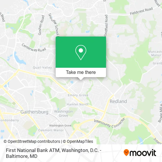 First National Bank ATM map