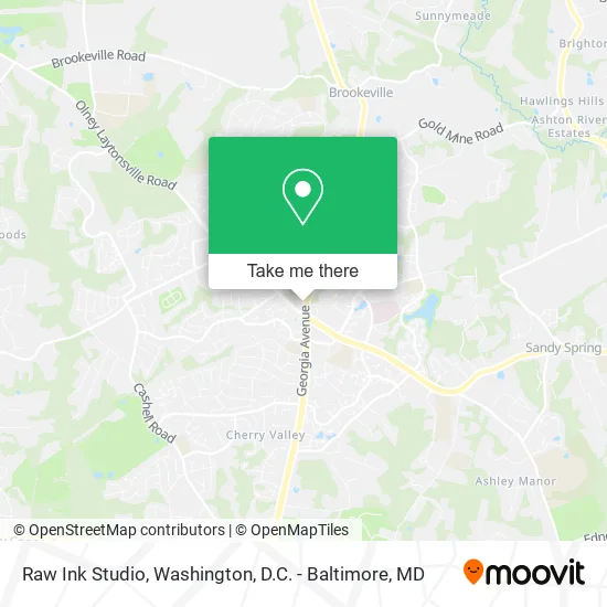 Mapa de Raw Ink Studio