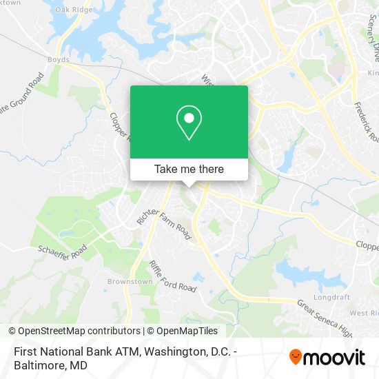 First National Bank ATM map