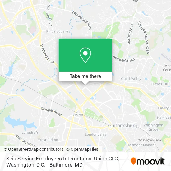Seiu Service Employees International Union CLC map