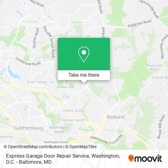 Express Garage Door Repair Service map