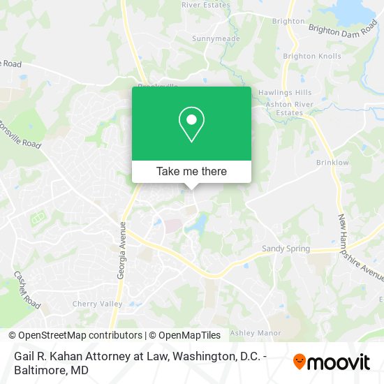 Gail R. Kahan Attorney at Law map