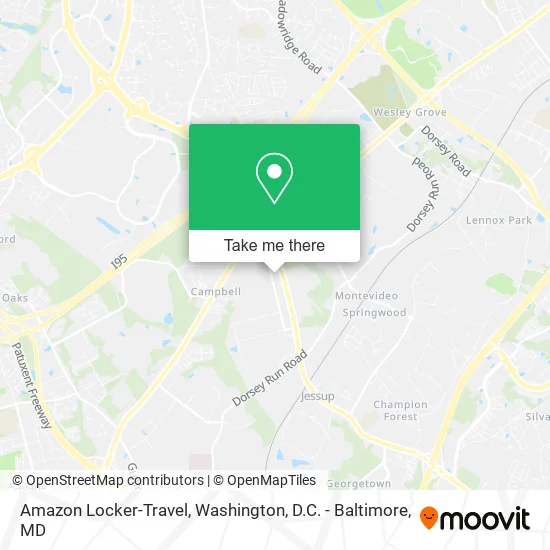 Amazon Locker-Travel map