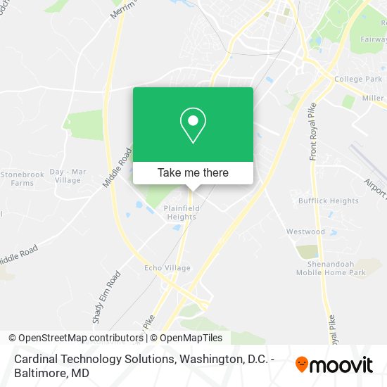 Cardinal Technology Solutions map