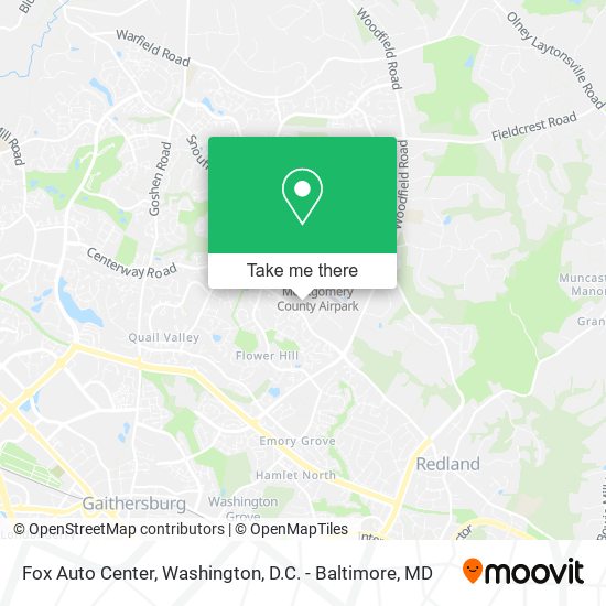 Mapa de Fox Auto Center