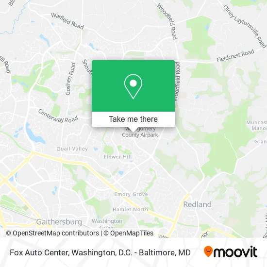 Fox Auto Center map