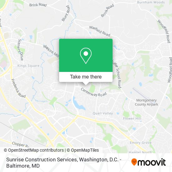 Sunrise Construction Services map