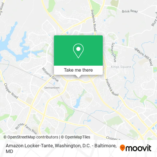 Amazon Locker-Tante map