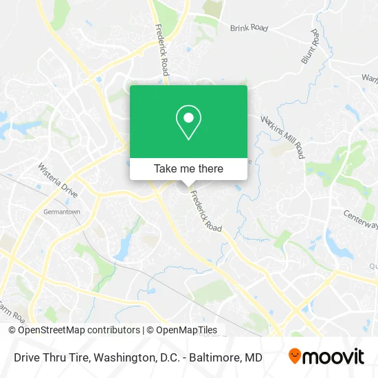 Drive Thru Tire map
