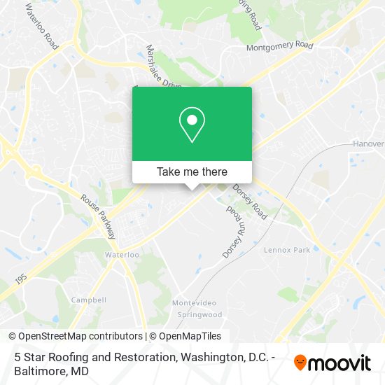 5 Star Roofing and Restoration map