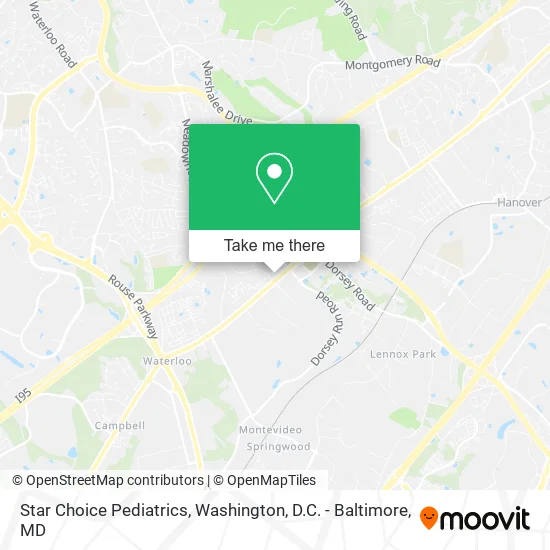 Star Choice Pediatrics map
