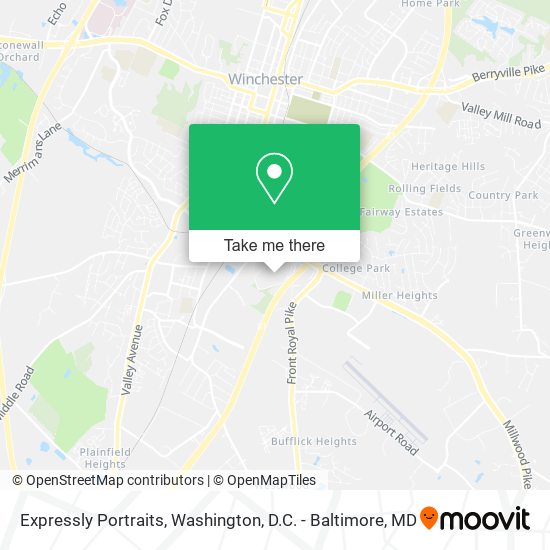 Expressly Portraits map