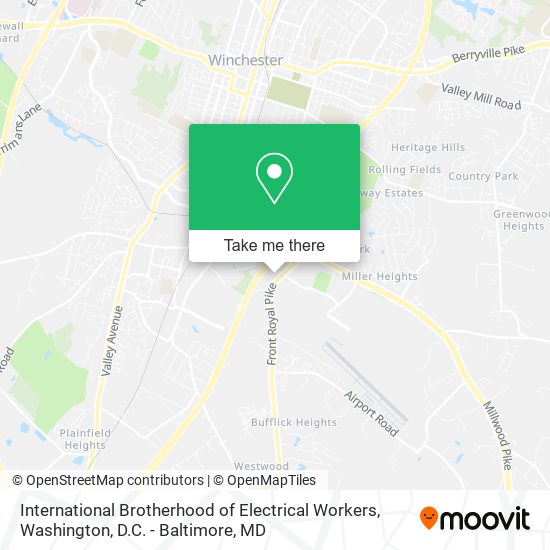 Mapa de International Brotherhood of Electrical Workers