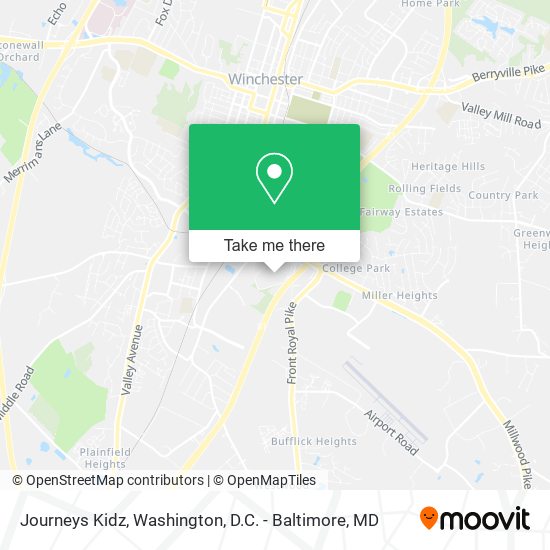 Journeys Kidz map