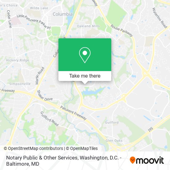 Mapa de Notary Public & Other Services