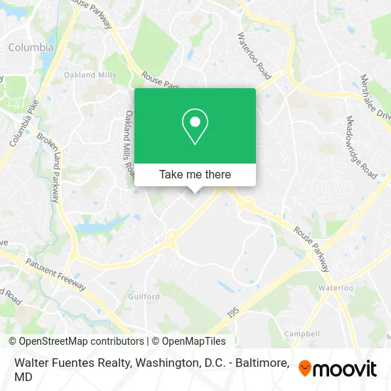 Walter Fuentes Realty map