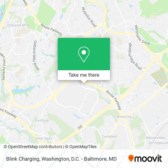 Blink Charging map