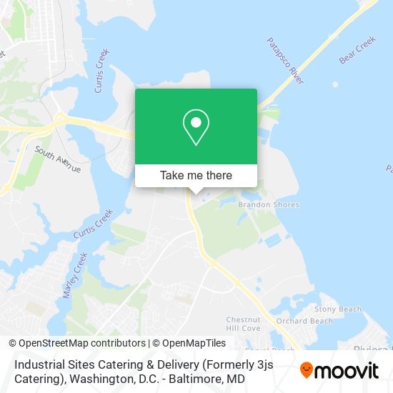 Mapa de Industrial Sites Catering & Delivery (Formerly 3js Catering)