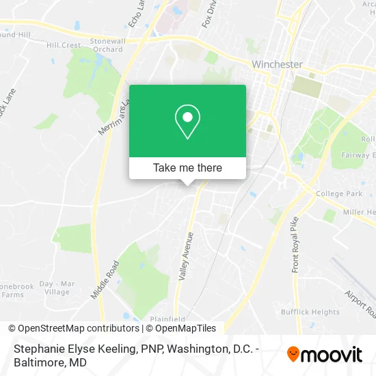 Mapa de Stephanie Elyse Keeling, PNP