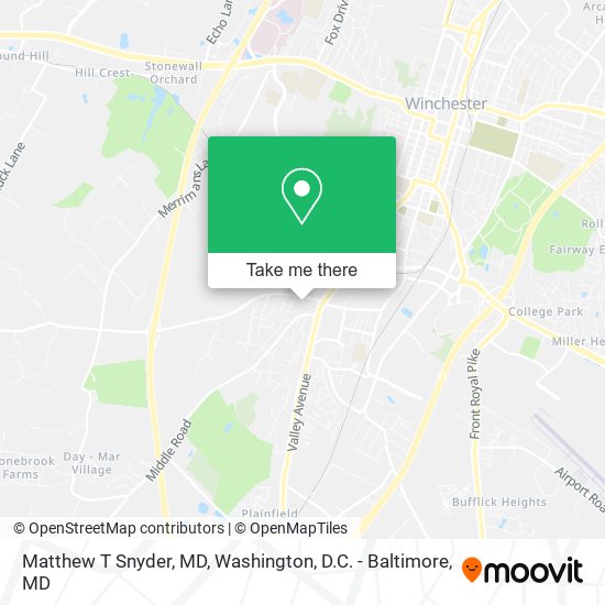 Mapa de Matthew T Snyder, MD