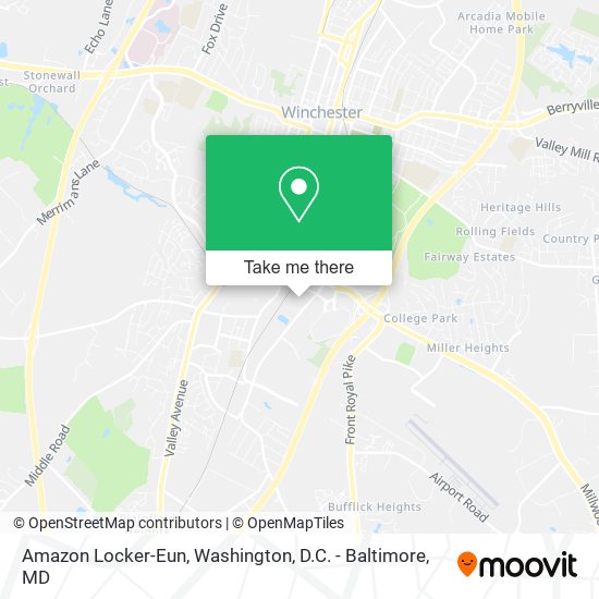 Mapa de Amazon Locker-Eun