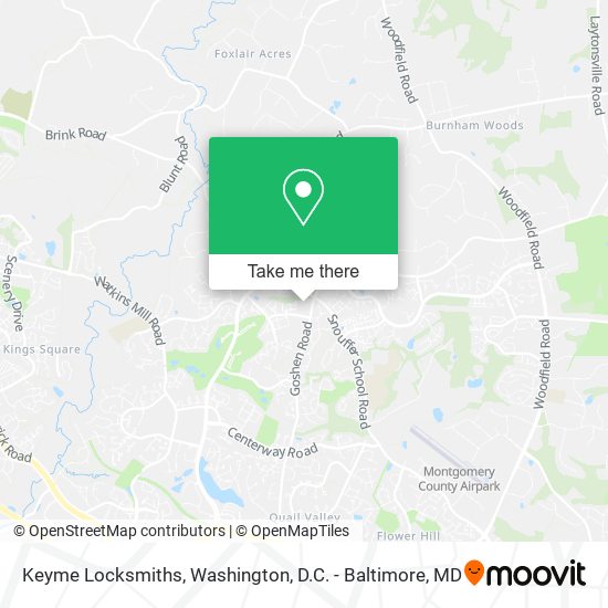 Keyme Locksmiths map