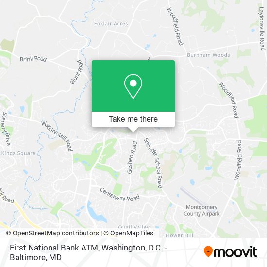 First National Bank ATM map