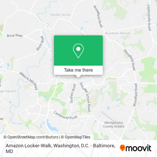 Mapa de Amazon Locker-Walk