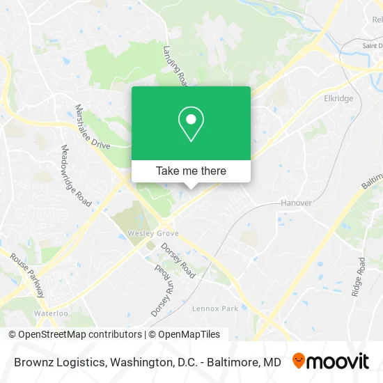 Brownz Logistics map