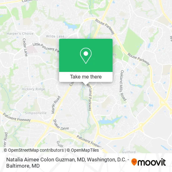 Natalia Aimee Colon Guzman, MD map