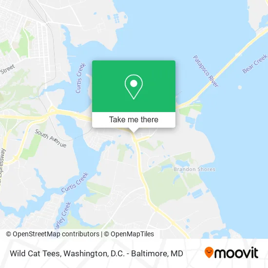 Wild Cat Tees map