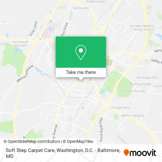 Soft Step Carpet Care map