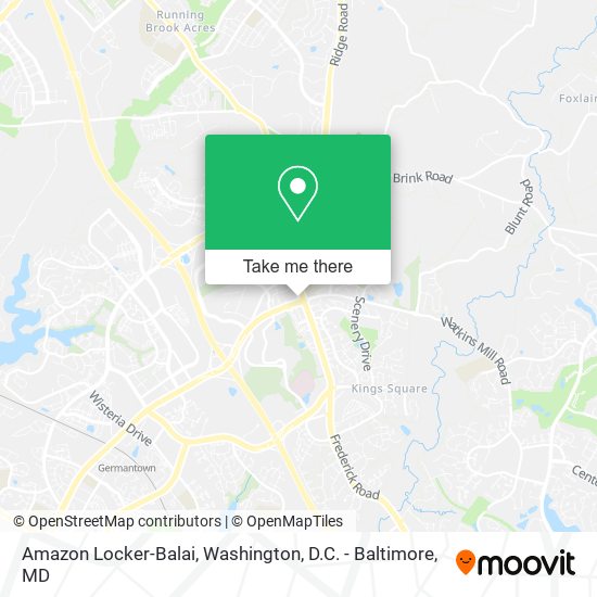 Mapa de Amazon Locker-Balai