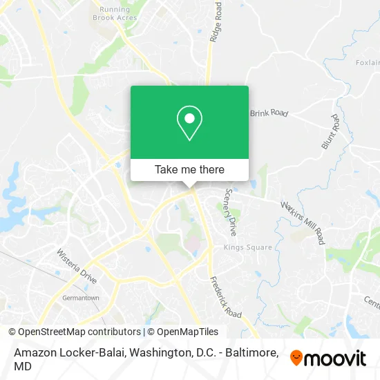 Amazon Locker-Balai map