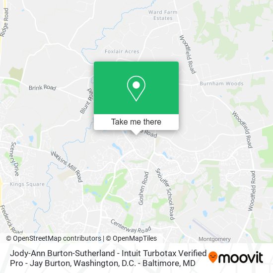 Jody-Ann Burton-Sutherland - Intuit Turbotax Verified Pro - Jay Burton map