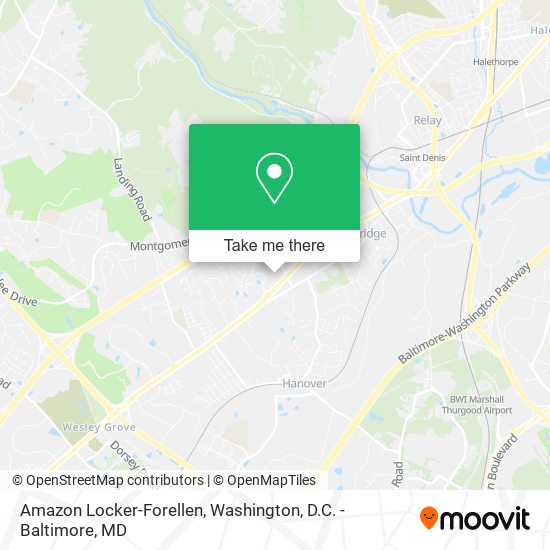 Amazon Locker-Forellen map