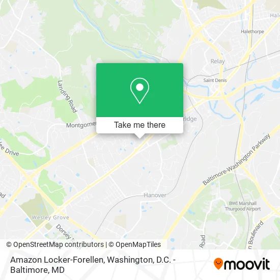 Amazon Locker-Forellen map