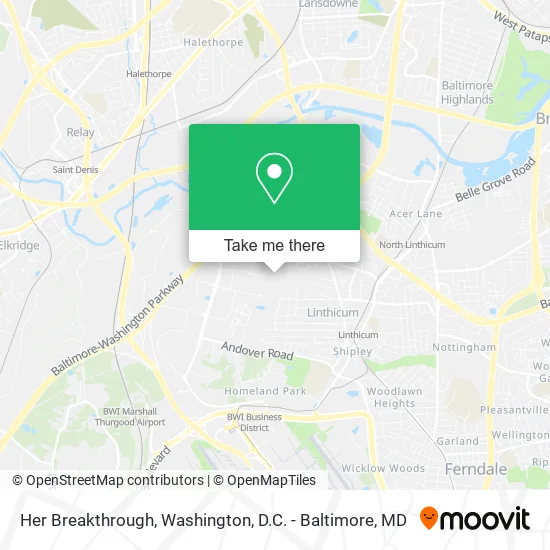 Her Breakthrough map