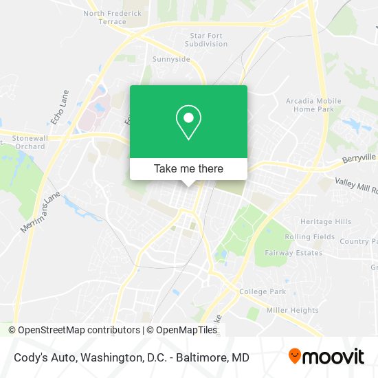 Cody's Auto map